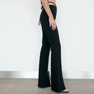 NWT ZARA | Tie Waist Flare Pants | Sz. S